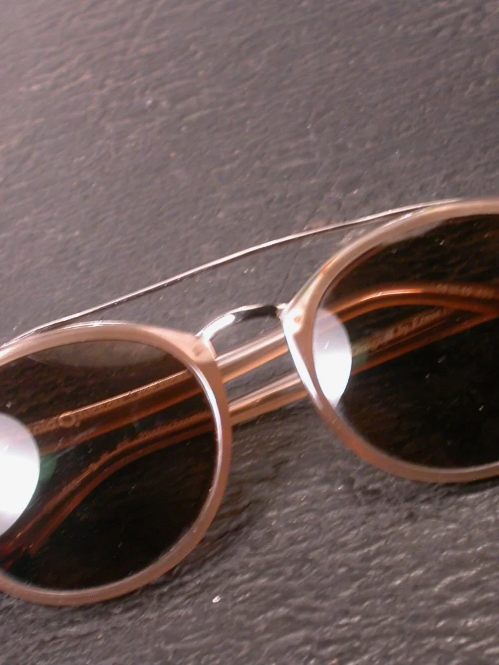 Etnia Barcelona Ferlandia Beige Clear Gold Sunglasses Frame ONLY Spain